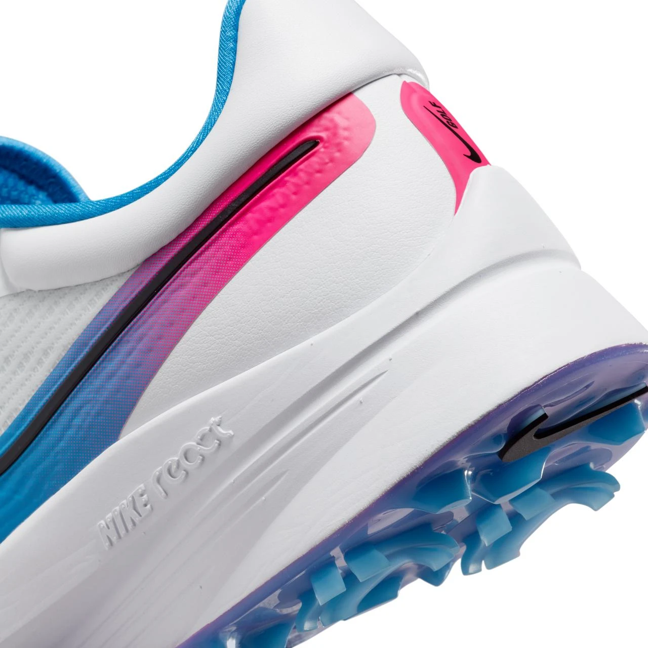 Nike Air Zoom Infinity Tour NXT% Spikeless Golf Shoe - White/Blue/Pink 5 Nike Air Zoom Infinity Tour NXT% Spikeless Golf Shoe - White/Blue/Pink - Image 5