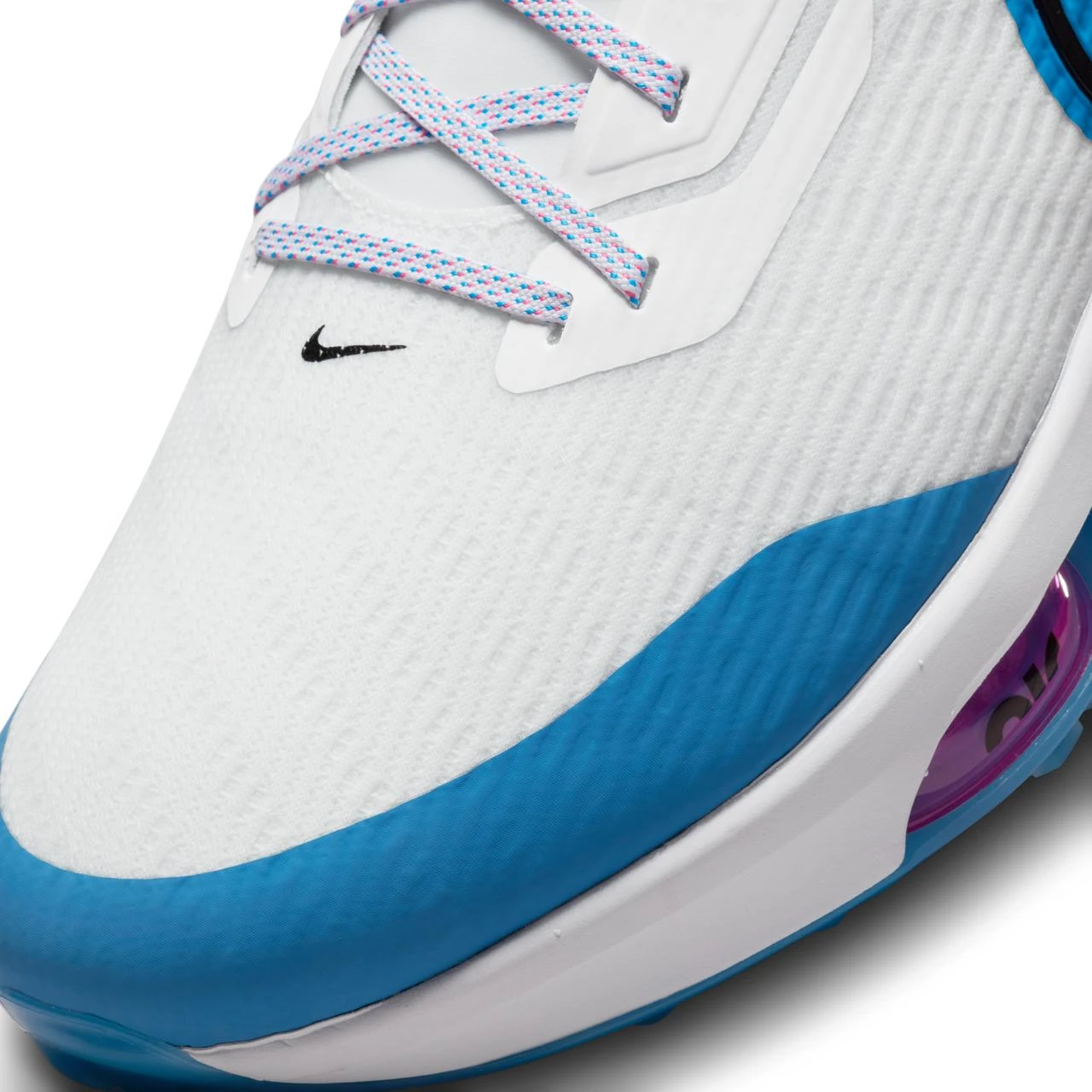 Nike Air Zoom Infinity Tour NXT% Spikeless Golf Shoe - White/Blue/Pink 6 Nike Air Zoom Infinity Tour NXT% Spikeless Golf Shoe - White/Blue/Pink - Image 6