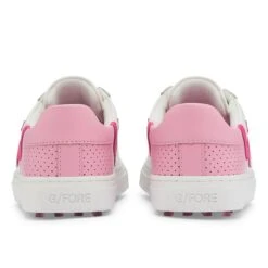 G/FORE Women's Two Tone Perf Disruptor Spikeless Golf Shoe- White/Pink -Best Golf Pink 45