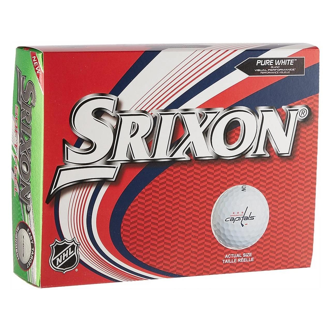 Srixon Prior Generation - NHL Soft Feel Golf Balls - Washington Capitals 1 Srixon Prior Generation - NHL Soft Feel Golf Balls - Washington Capitals