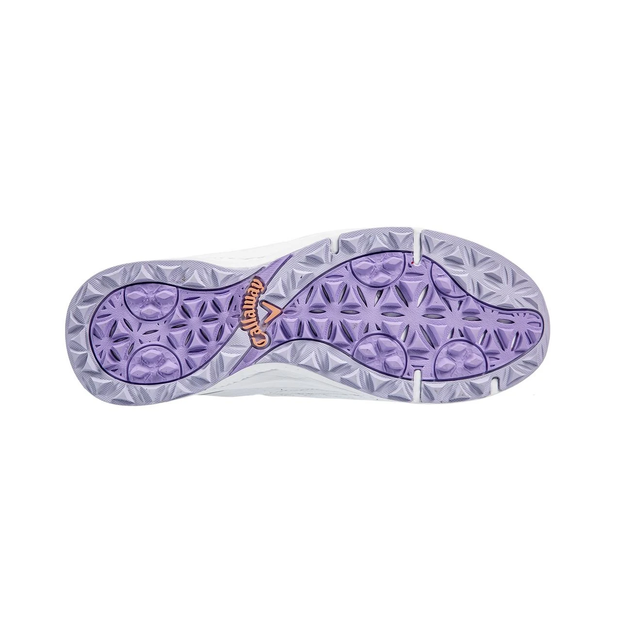 Callaway Women's Coronado V2 Spikeless Golf Shoe - White/Purple 2 Callaway Women's Coronado V2 Spikeless Golf Shoe - White/Purple - Image 2