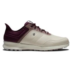 FootJoy Women's Stratos Spikeless Golf Shoe - Beige/Purple