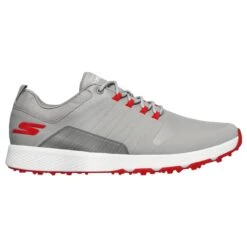 Skechers Men's Elite 4 Victory Spikeless Golf Shoe - Grey/Red