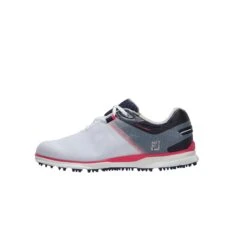 FootJoy Women's Pro SL Sport Spikeless Golf Shoe - White/Grey/Red