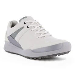 ECCO Women's Biom Hybrid 1 Spikeless Golf Shoe - White/Silver 6 ECCO Women's Biom Hybrid 1 Spikeless Golf Shoe - White/Silver -Best Golf Silver 13