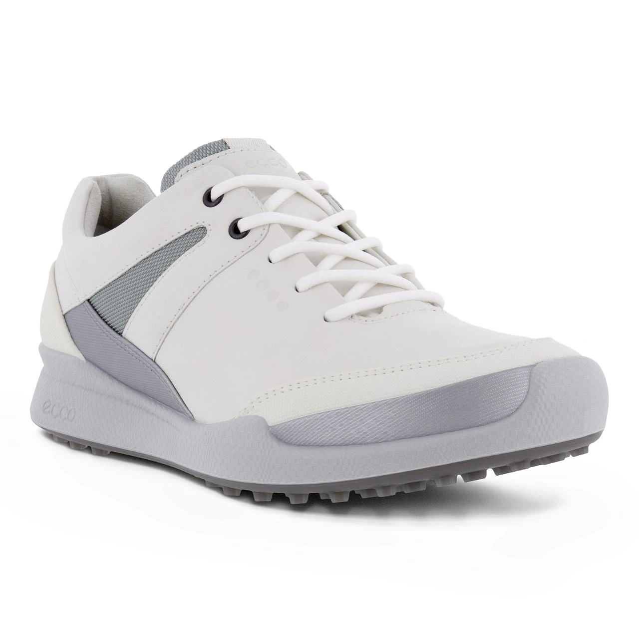 ECCO Women's Biom Hybrid 1 Spikeless Golf Shoe - White/Silver 3 ECCO Women's Biom Hybrid 1 Spikeless Golf Shoe - White/Silver - Image 3