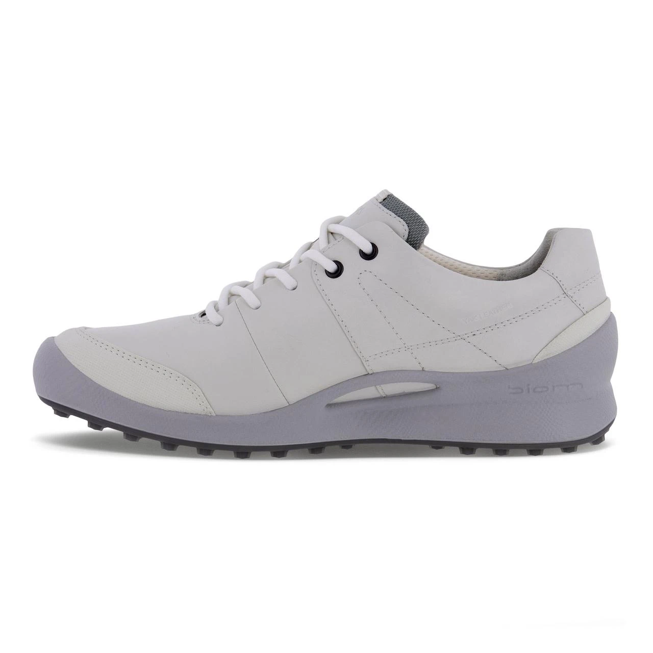 ECCO Women's Biom Hybrid 1 Spikeless Golf Shoe - White/Silver 4 ECCO Women's Biom Hybrid 1 Spikeless Golf Shoe - White/Silver - Image 4