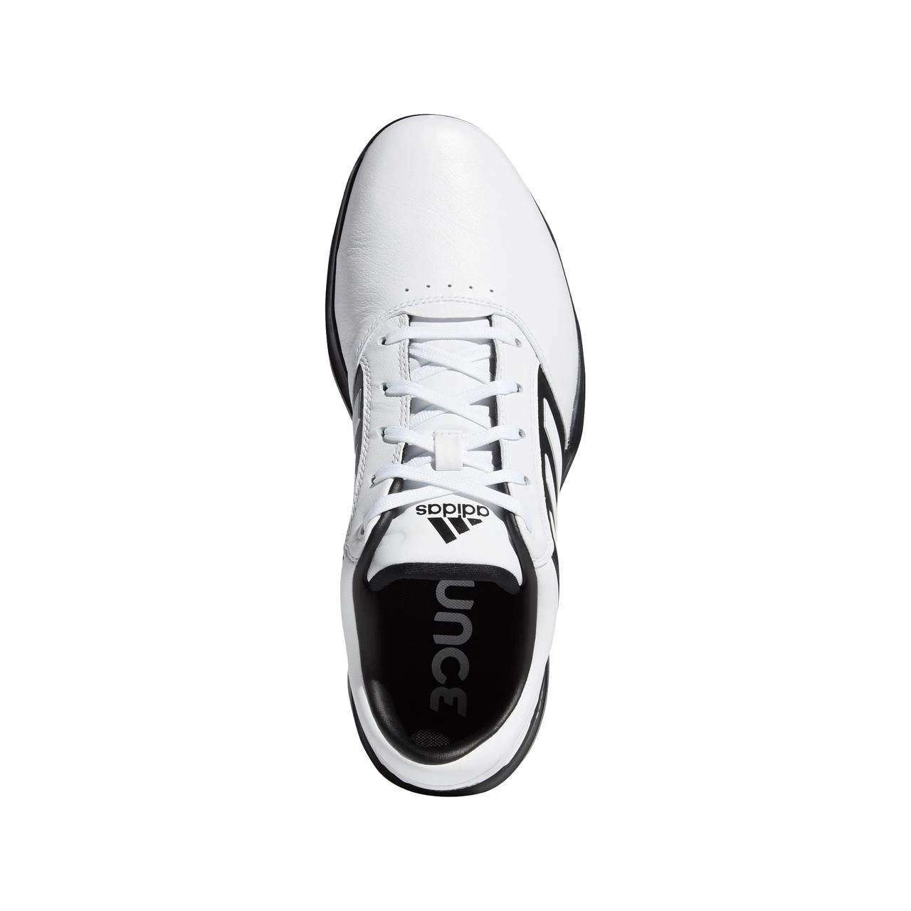 ADIDAS Men's 360 Bounce 2 Spiked Golf Shoe - White/Black/Silver 3 ADIDAS Men's 360 Bounce 2 Spiked Golf Shoe - White/Black/Silver - Image 3