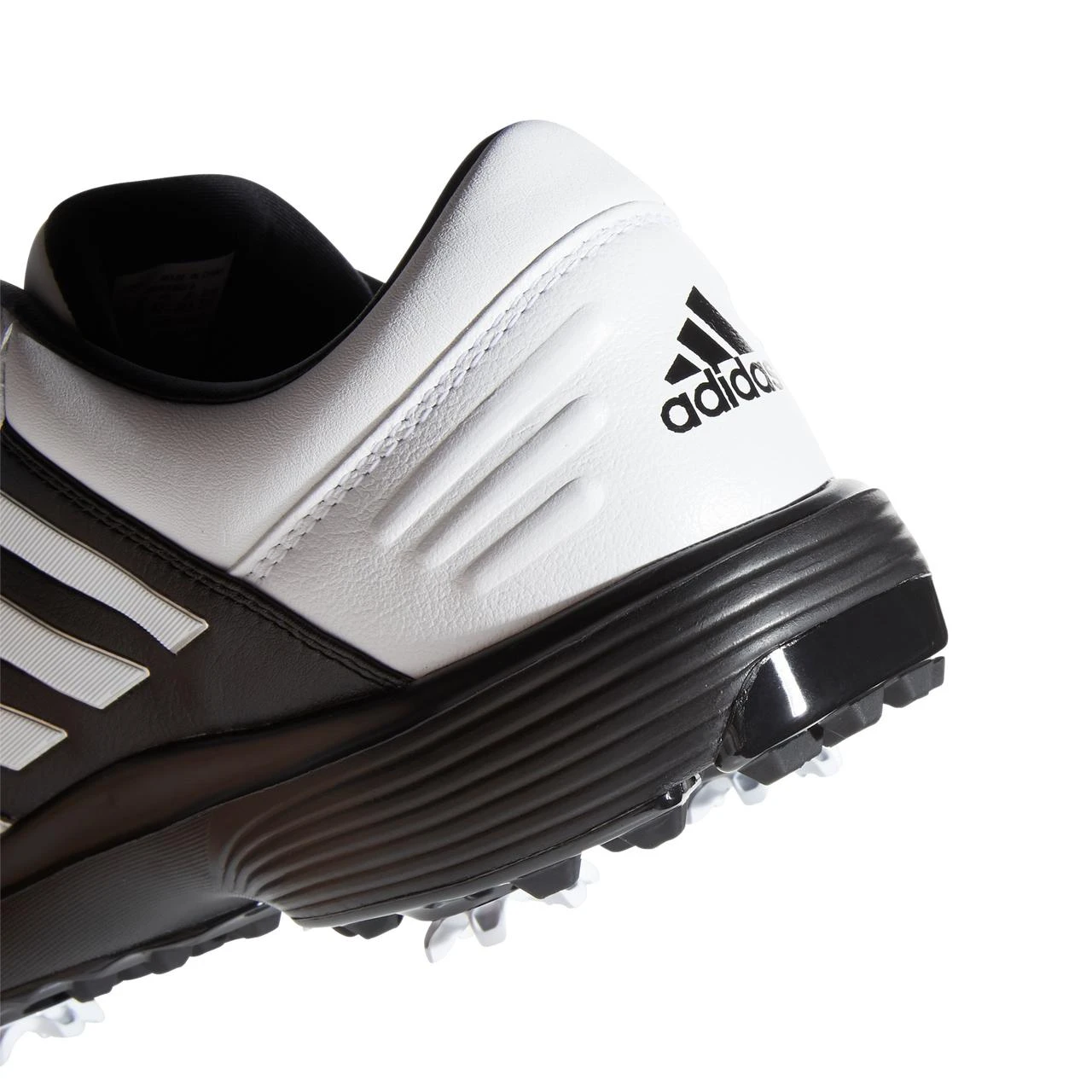 ADIDAS Men's 360 Bounce 2 Spiked Golf Shoe - White/Black/Silver 5 ADIDAS Men's 360 Bounce 2 Spiked Golf Shoe - White/Black/Silver - Image 5