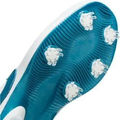 Nike Men's Air Zoom Victory Tour 2 Spiked Golf Shoe - White/Teal -Best Golf Teal 10