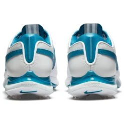 Nike Men's Air Zoom Victory Tour 2 Spiked Golf Shoe - White/Teal -Best Golf Teal 9