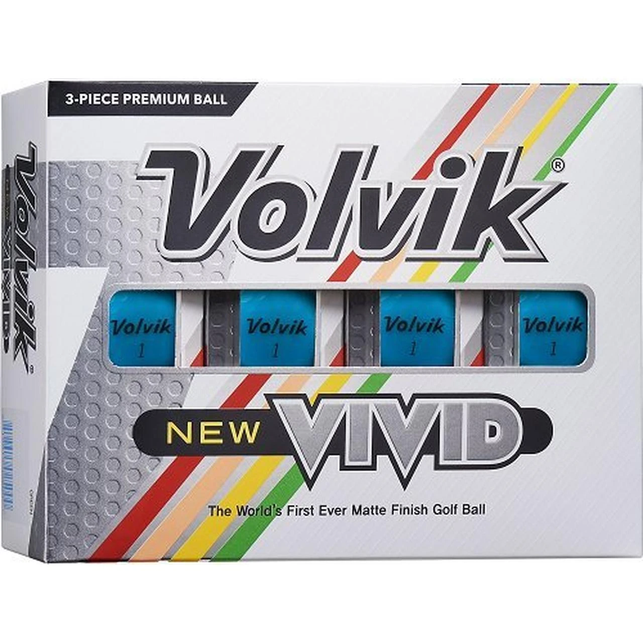 Vivid Golf Balls - Blue 1 Vivid Golf Balls - Blue