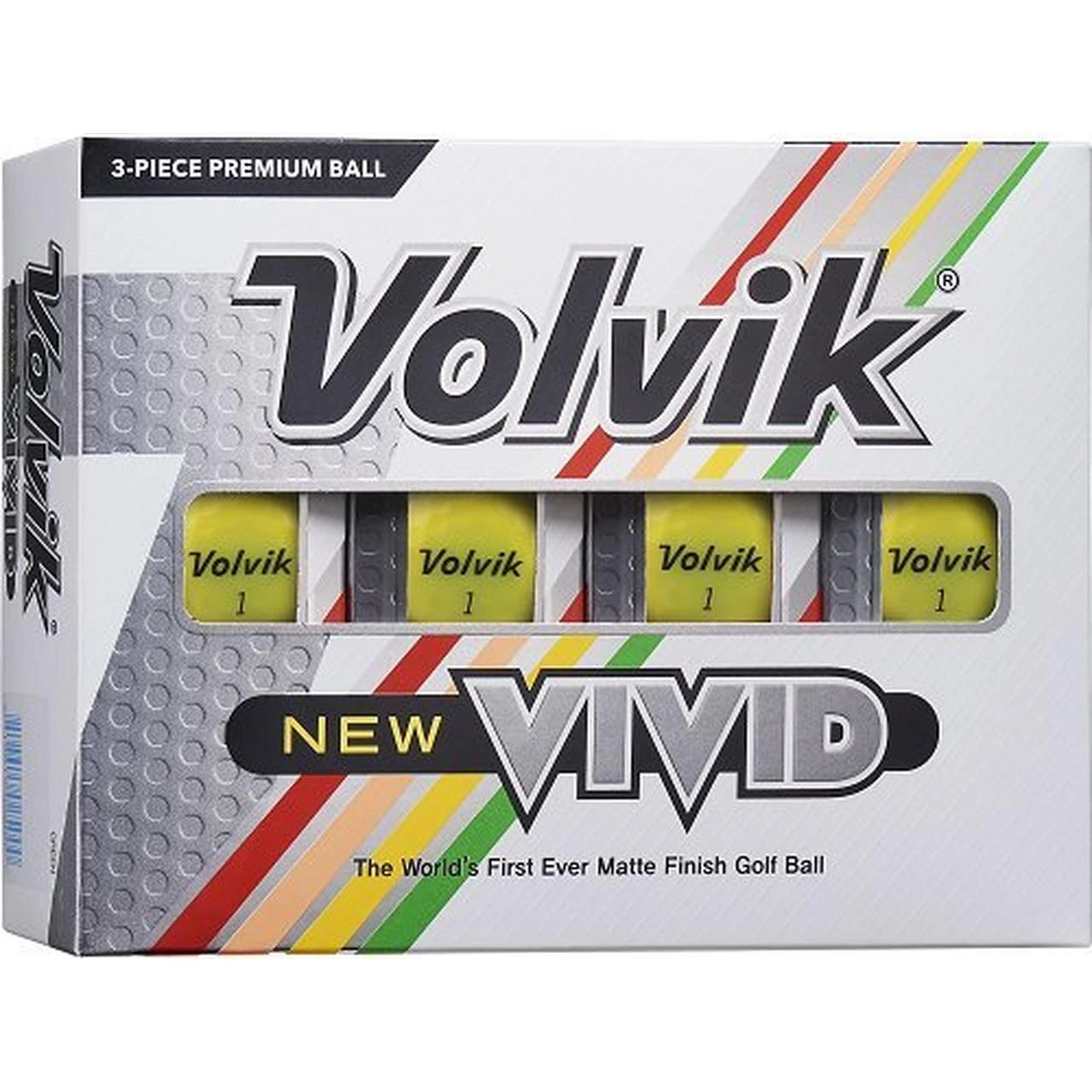 Vivid Golf Balls -Yellow 1 Vivid Golf Balls -Yellow