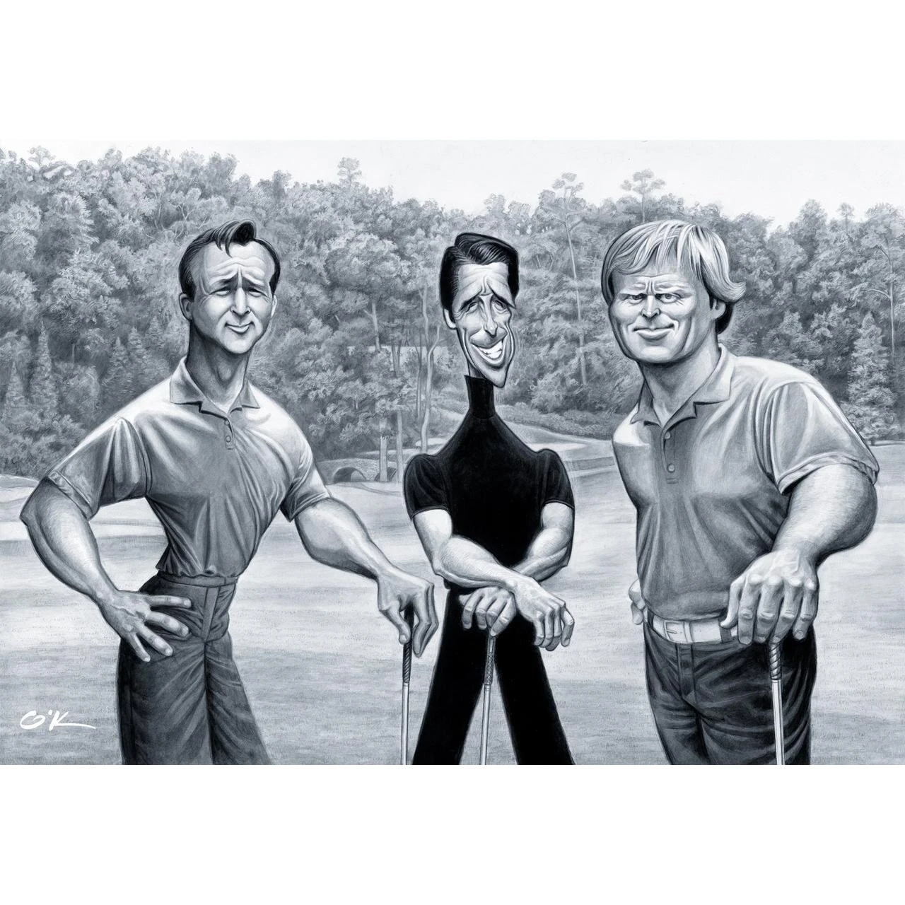 The Big 3 - 28 X 22 IN Unframed Artwork 1 The Big 3 - 28 X 22 IN Unframed Artwork