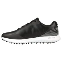 Skechers Men's Go Golf Max 2 Spikeless Golf Shoe - Black/White -Best Golf White 10