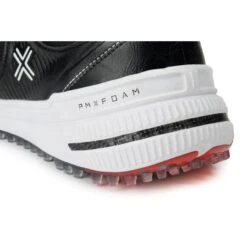 Men's X 002 LE Spikeless Golf Shoe - Black/White -Best Golf White 16