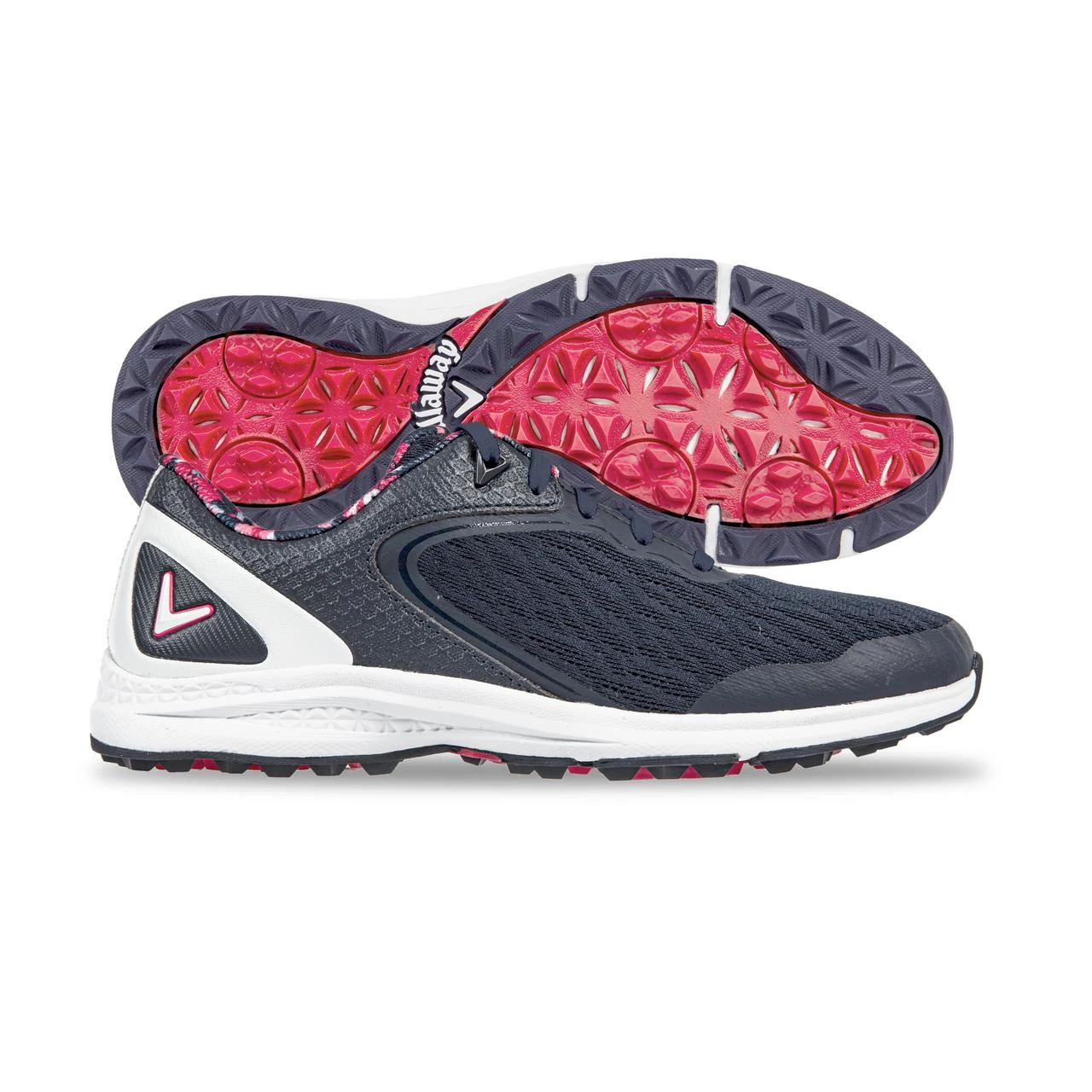Callaway Women's Coronado V2 Spikeless Golf Shoe - Navy 3 Callaway Women's Coronado V2 Spikeless Golf Shoe - Navy - Image 3