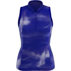 Callaway Women's Digital Dye Printed Sleeveless Polo