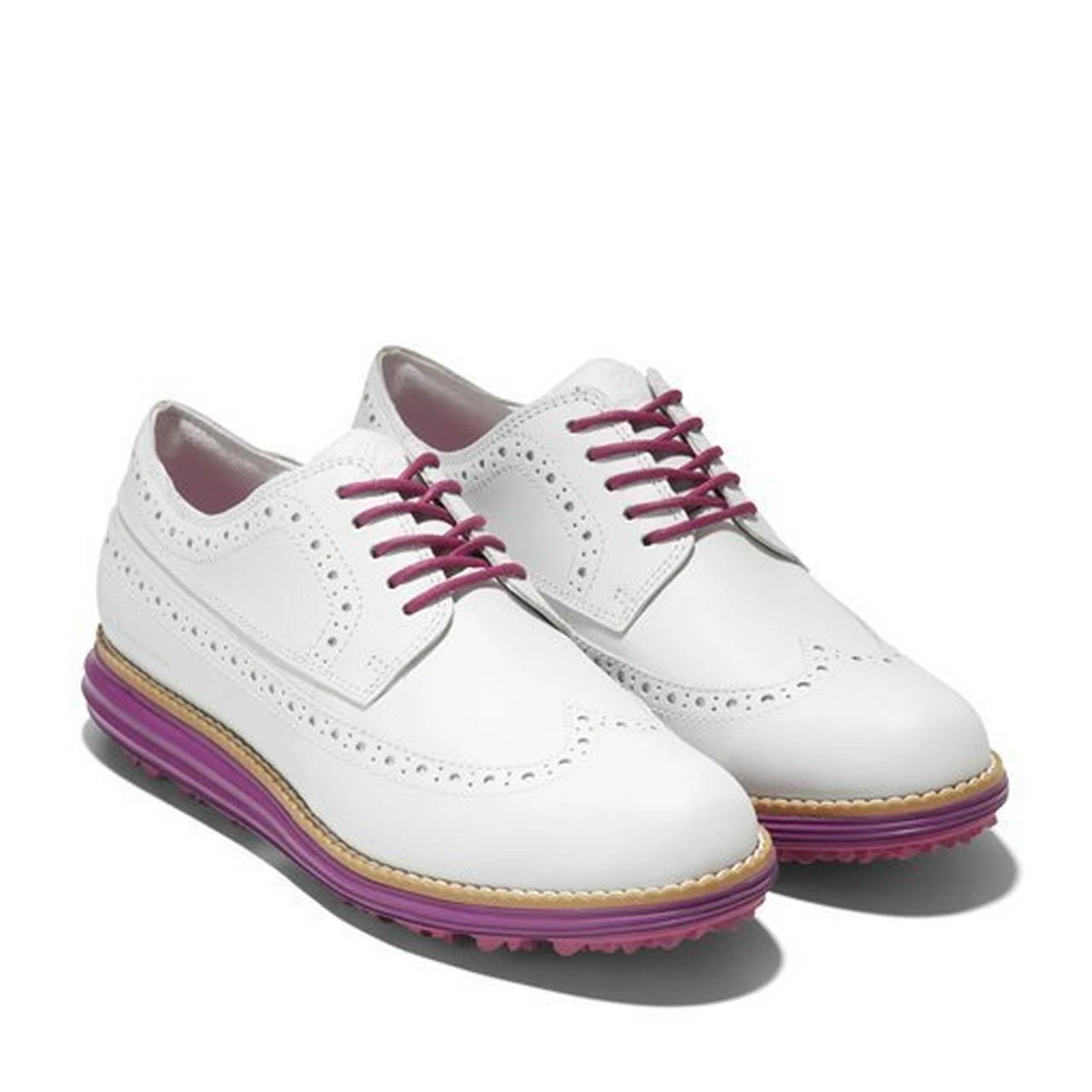 Cole Haan Women's Original Grand Wing OX Spikeless Golf Shoe - White 4 Cole Haan Women's Original Grand Wing OX Spikeless Golf Shoe - White - Image 4