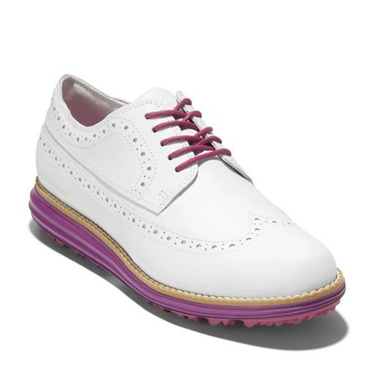 Cole Haan Women's Original Grand Wing OX Spikeless Golf Shoe - White 5 Cole Haan Women's Original Grand Wing OX Spikeless Golf Shoe - White - Image 5