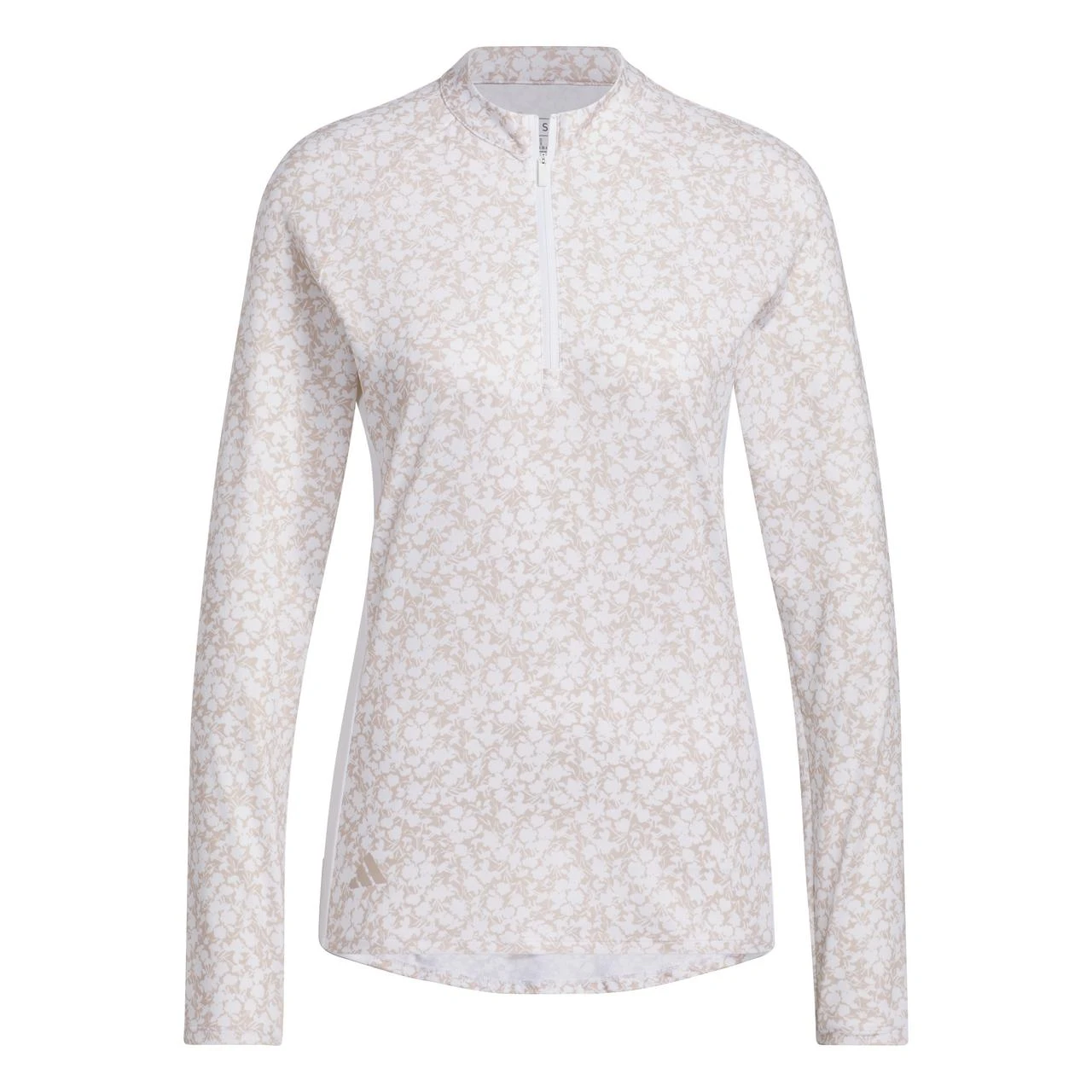 ADIDAS Women's Printed Mock Long Sleeve Polo 1 ADIDAS Women's Printed Mock Long Sleeve Polo