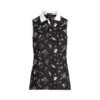 Women's Printed Sleeveless Polo