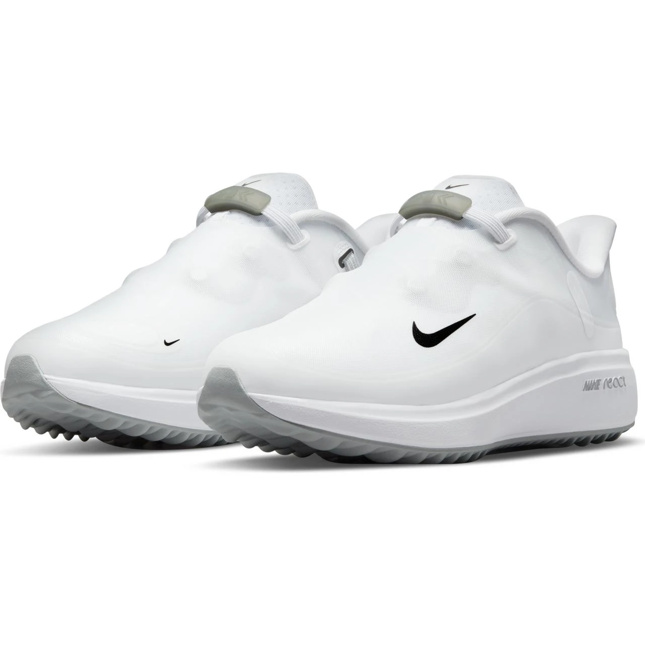 Nike Women's React Ace Tour Spikeless Golf Shoe - White 4 Nike Women's React Ace Tour Spikeless Golf Shoe - White - Image 4