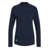 ADIDAS Women's Solid Long Sleeve Polo