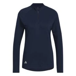 ADIDAS Women's Solid Long Sleeve Polo