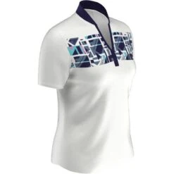 Callaway Women's Swing Tech Chest Print Short Sleeve Polo -Best Golf Womens Swing Tech Chest Print Short Sleeve Polo 2