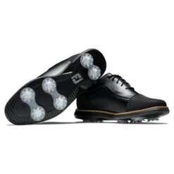 FootJoy Women's Traditions Spiked Golf Shoe - Black 5 FootJoy Women's Traditions Spiked Golf Shoe - Black -Best Golf Womens Traditions Spiked Golf Shoe Black 2