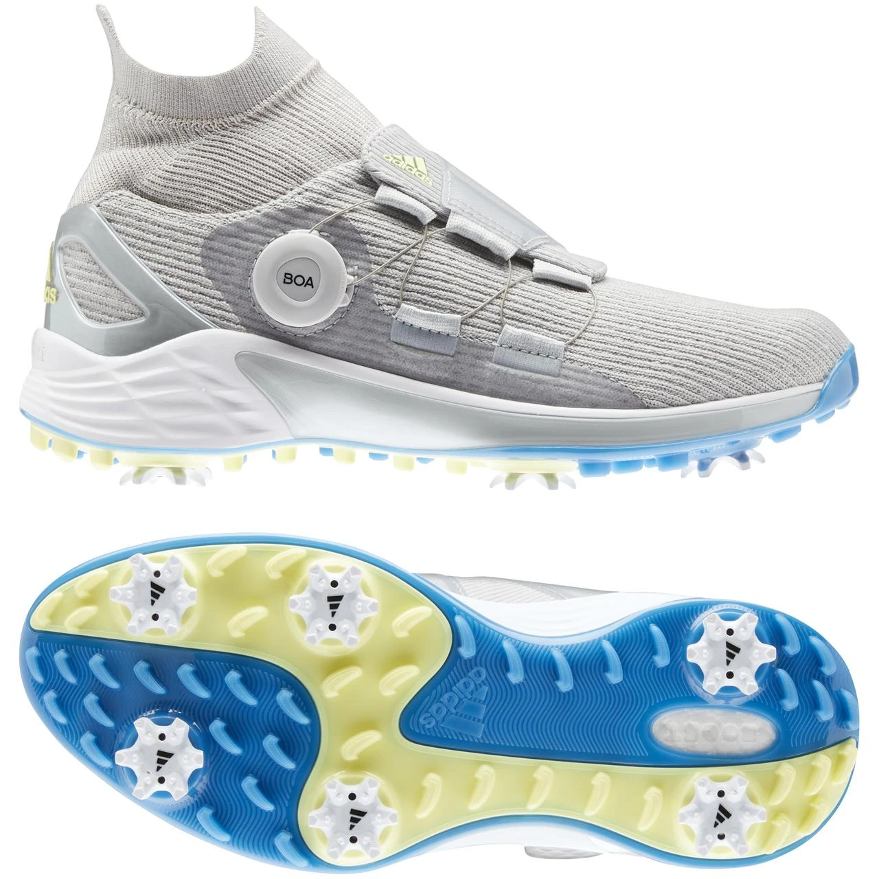 ADIDAS Women's ZG 21 MOTION BOA Spiked Golf Shoe - Grey 2 ADIDAS Women's ZG 21 MOTION BOA Spiked Golf Shoe - Grey - Image 2