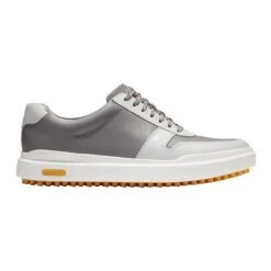 Cole Haan Men's Grandpro Am Spikeless Golf Shoe - Grey/White/Yellow