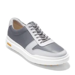 Cole Haan Men's Grandpro Am Spikeless Golf Shoe - Grey/White/Yellow 10 Cole Haan Men's Grandpro Am Spikeless Golf Shoe - Grey/White/Yellow -Best Golf Yellow 24