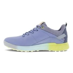 ECCO Women's S-Three Hybrid Spikeless Golf Shoe- Blue/Yellow -Best Golf Yellow 31