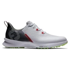 FootJoy Men's Fuel Spikeless Golf Shoe - White/Navy/Yellow